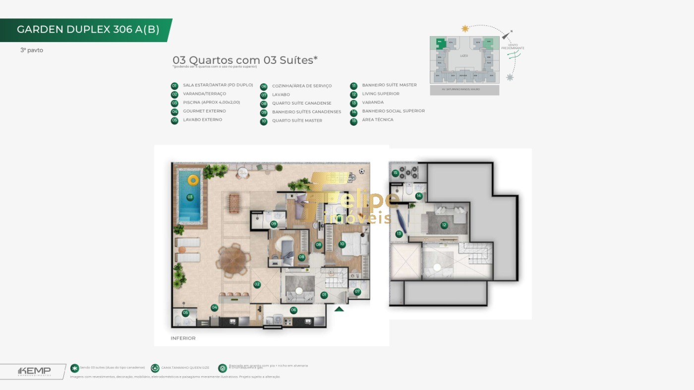 Apartamento, 3 quartos, 70 m² - Foto 33