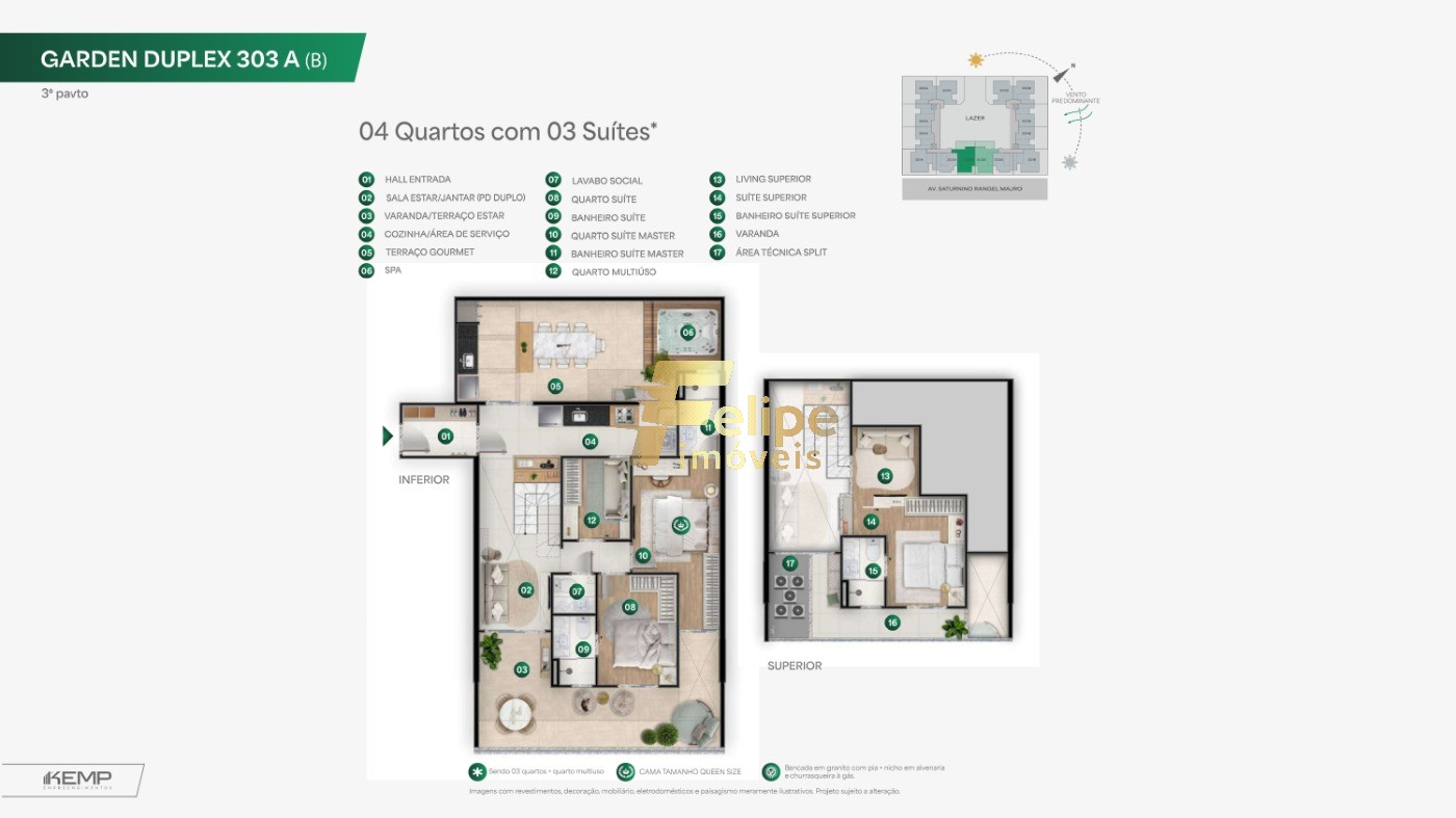 Apartamento, 3 quartos, 70 m² - Foto 36