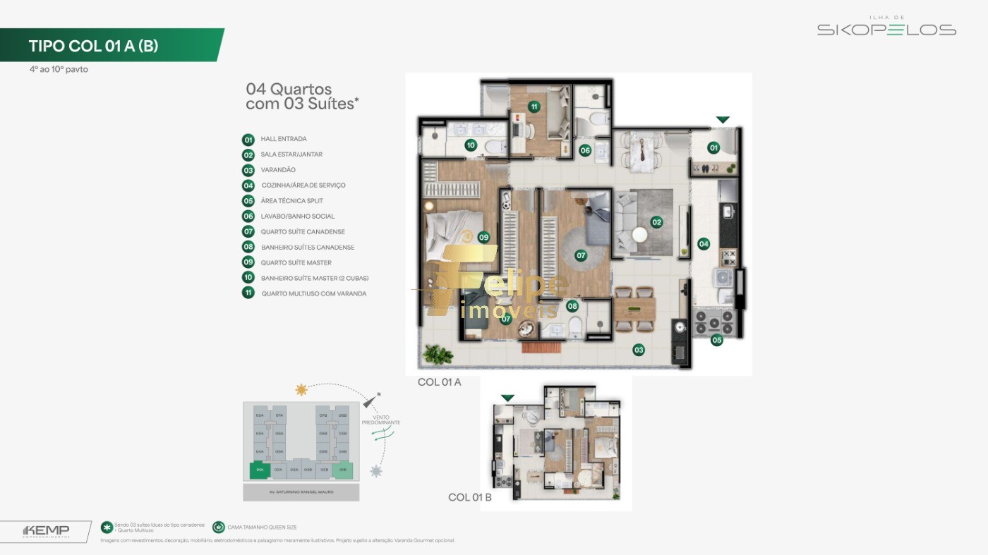 Apartamento, 3 quartos, 70 m² - Foto 52