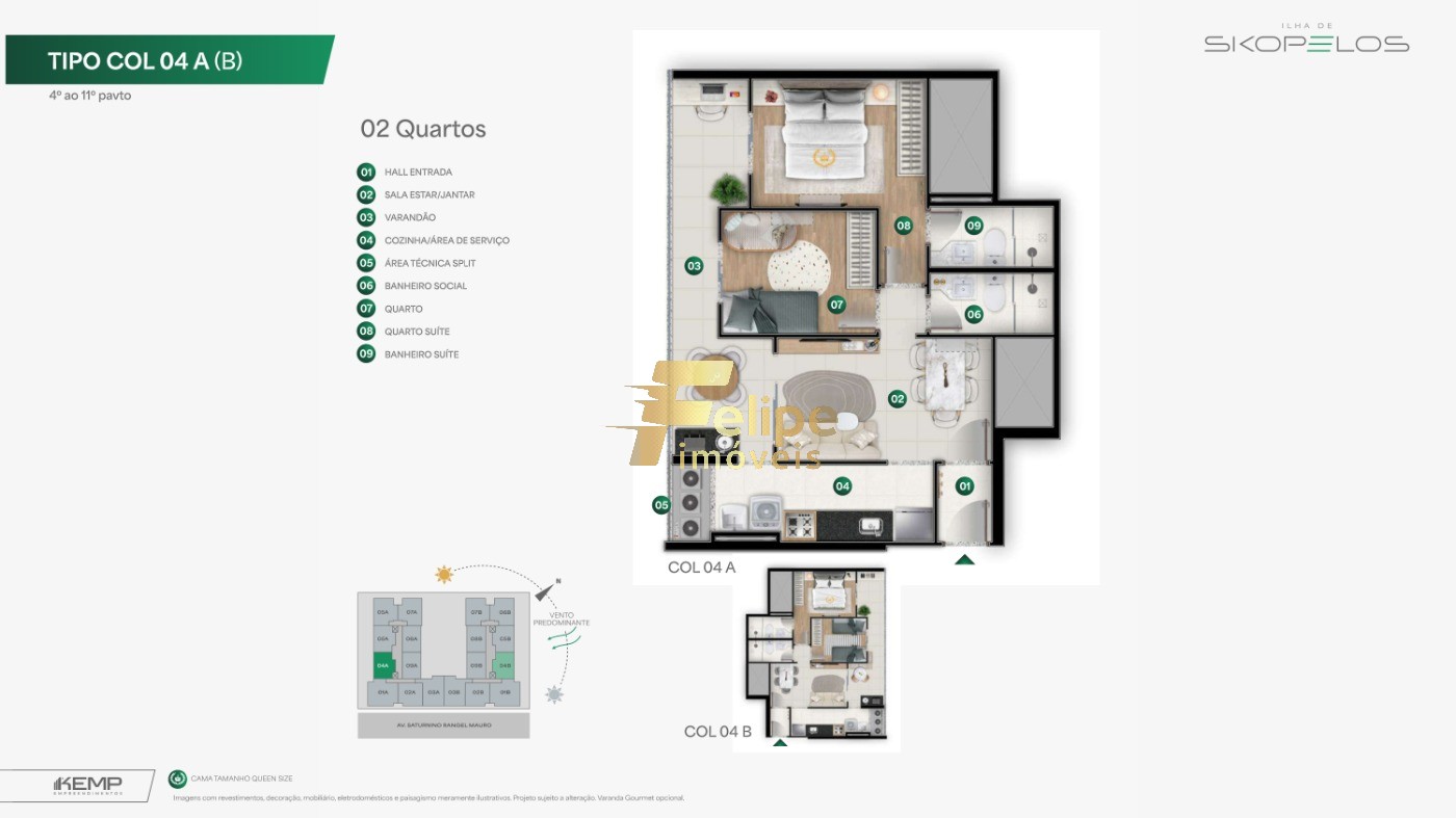 Apartamento, 2 quartos, 85 m² - Foto 41