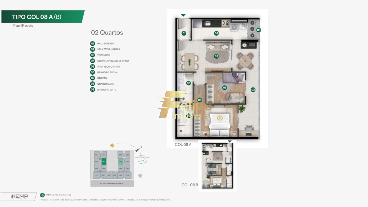 Apartamento, 2 quartos, 85 m² - Foto 43