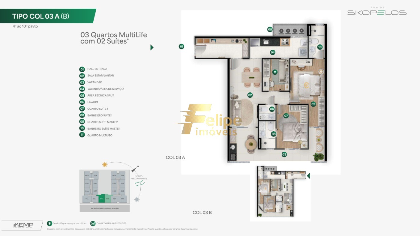 Apartamento, 2 quartos, 85 m² - Foto 47
