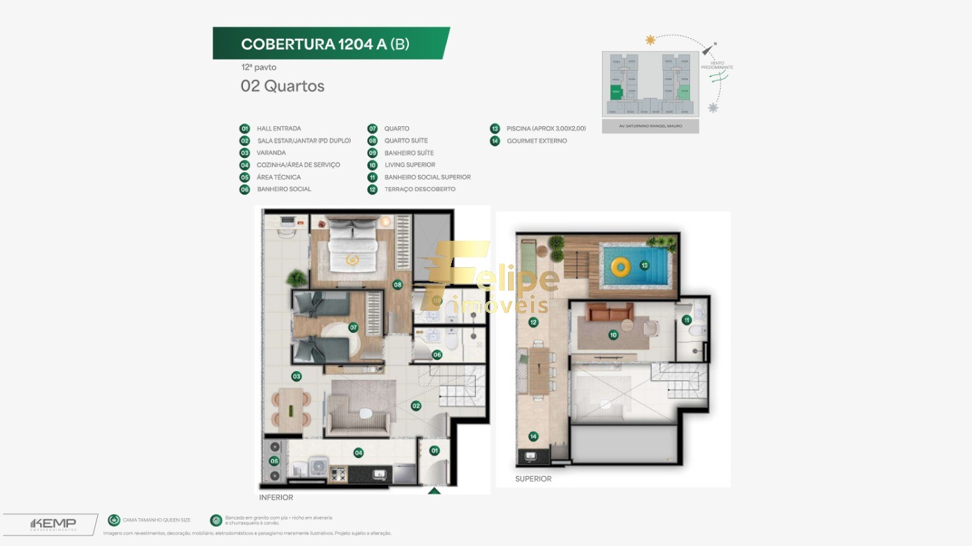 Apartamento, 2 quartos, 85 m² - Foto 56