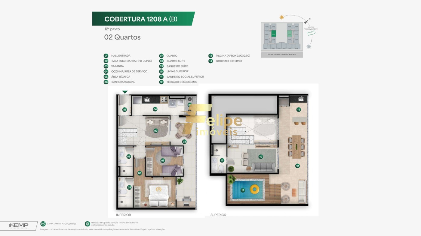 Apartamento, 2 quartos, 85 m² - Foto 58