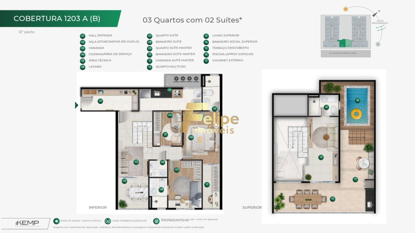Apartamento, 2 quartos, 85 m² - Foto 61