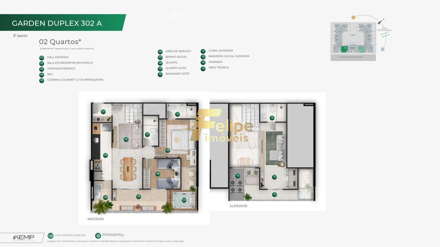 Apartamento, 2 quartos, 57 m² - Foto 29