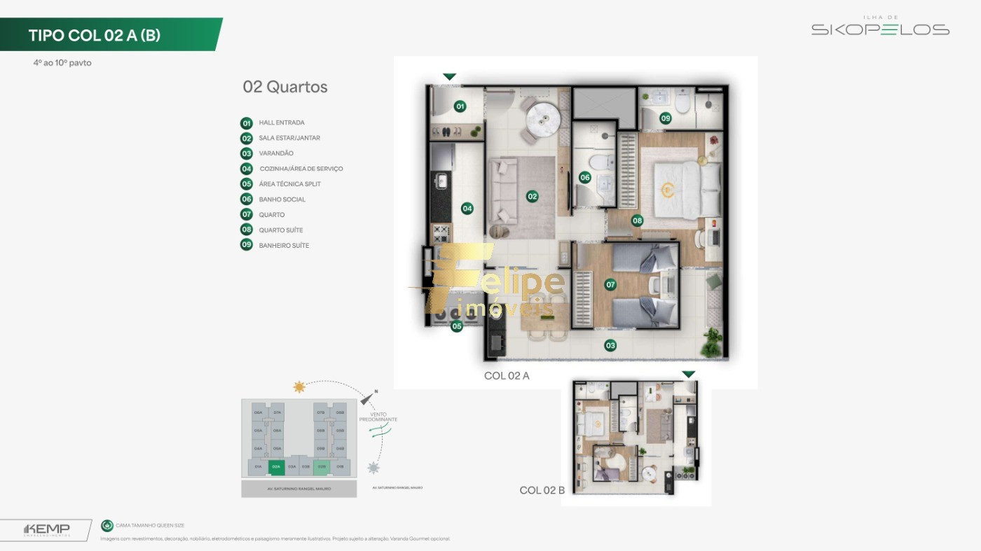 Apartamento, 2 quartos, 57 m² - Foto 40
