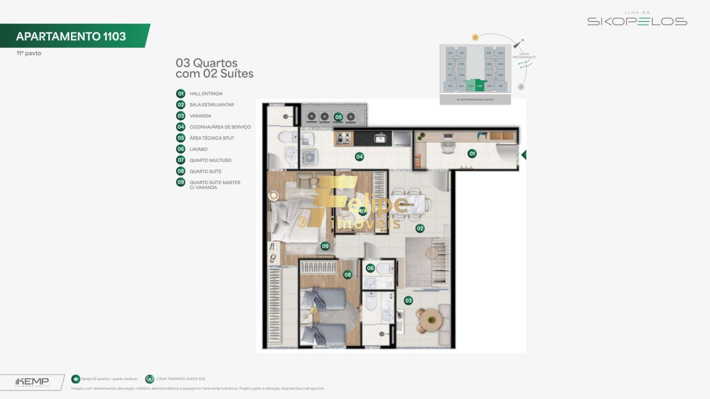 Apartamento, 2 quartos, 57 m² - Foto 50