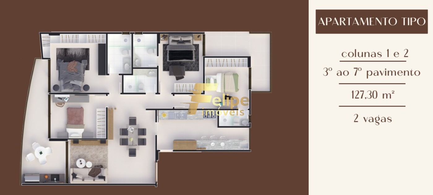 Apartamento, 4 quartos, 127 m² - Foto 15