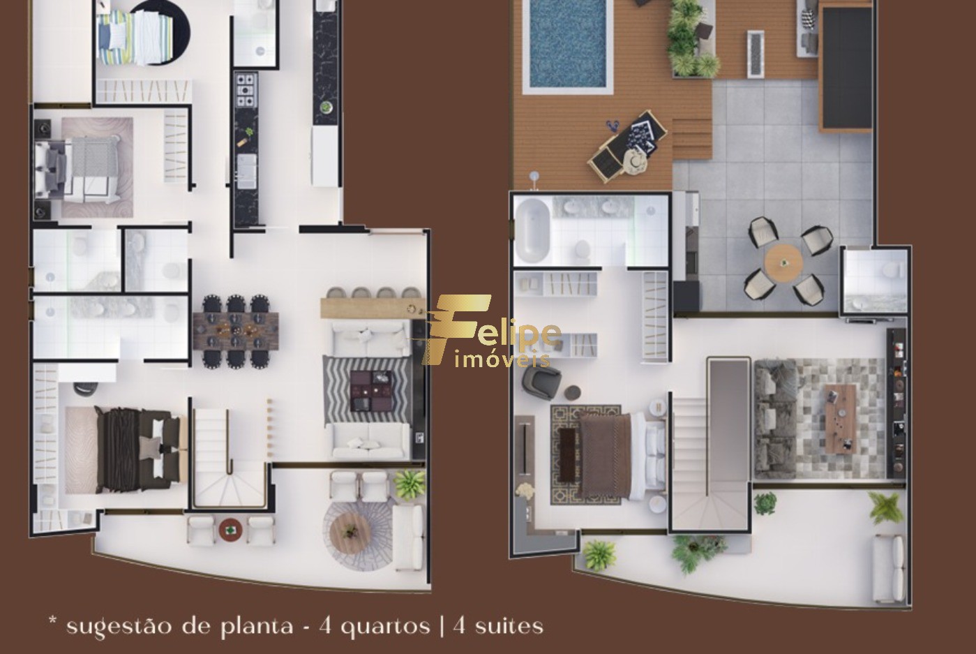 Cobertura, 4 quartos, 254 m² - Foto 3