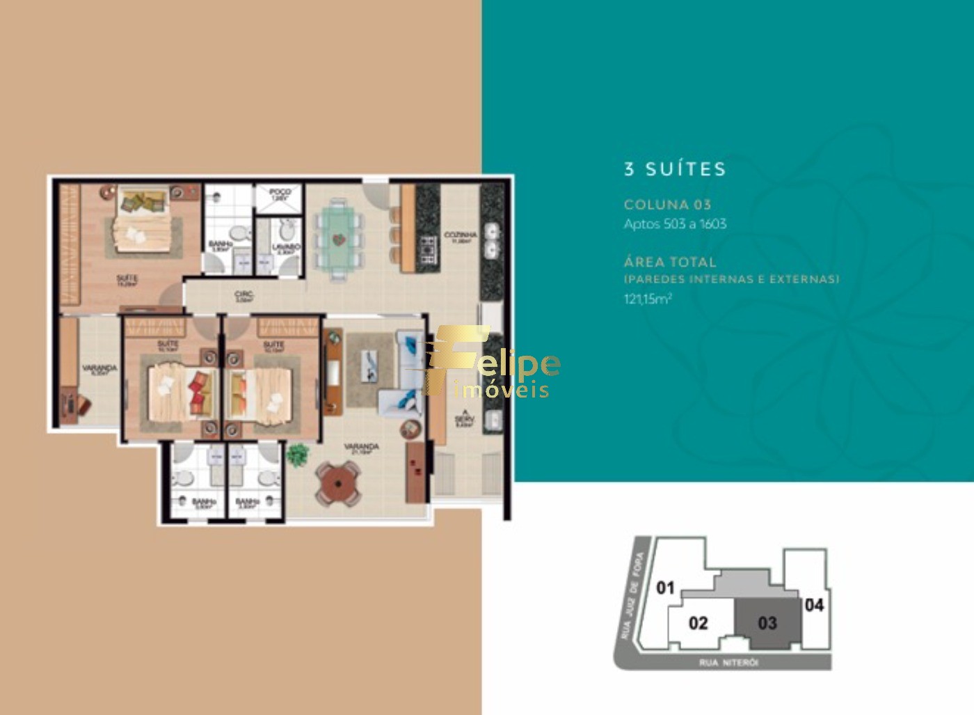 Apartamento, 3 quartos, 117 m² - Foto 22