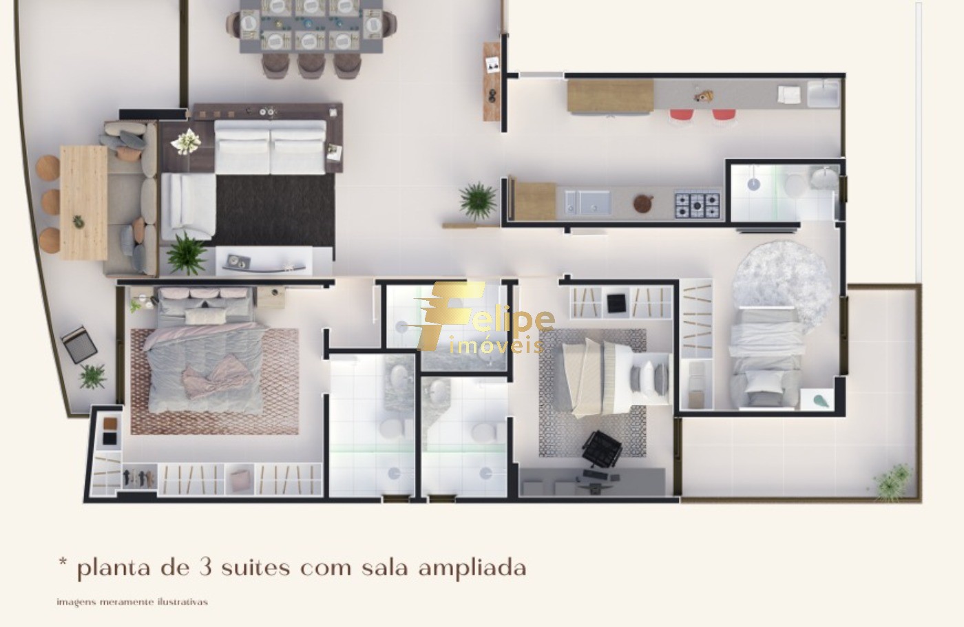 Cobertura, 4 quartos, 254 m² - Foto 2