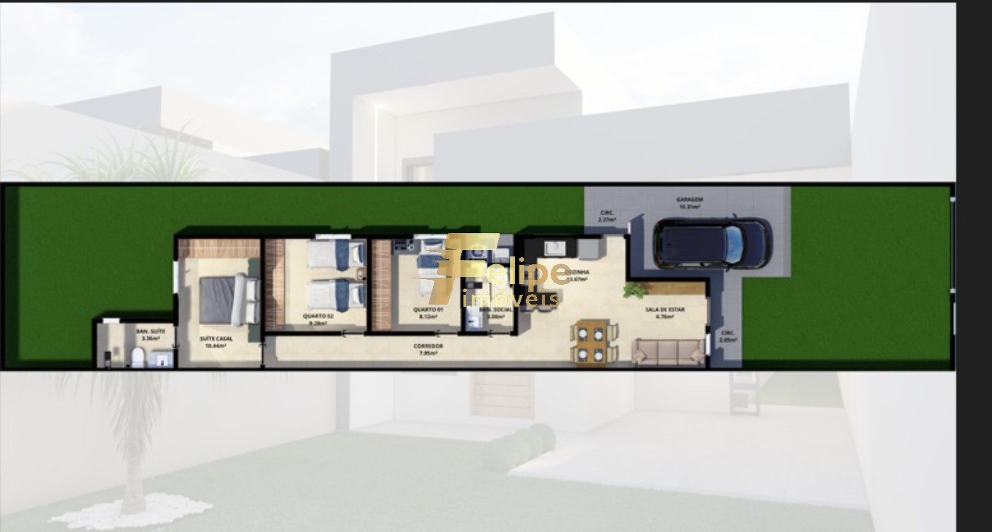 Casa, 3 quartos, 180 m² - Foto 12
