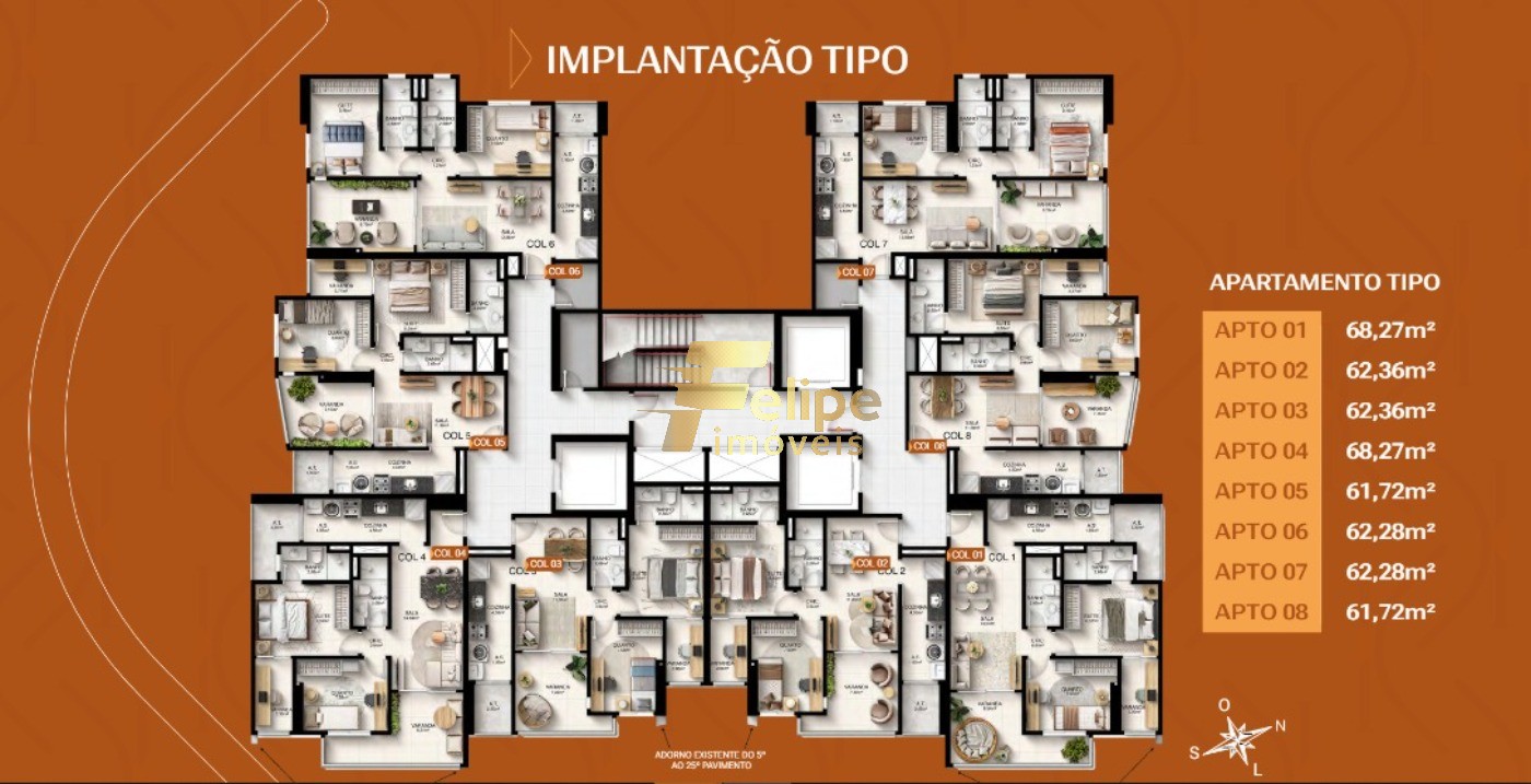 Apartamento, 2 quartos, 62 m² - Foto 8