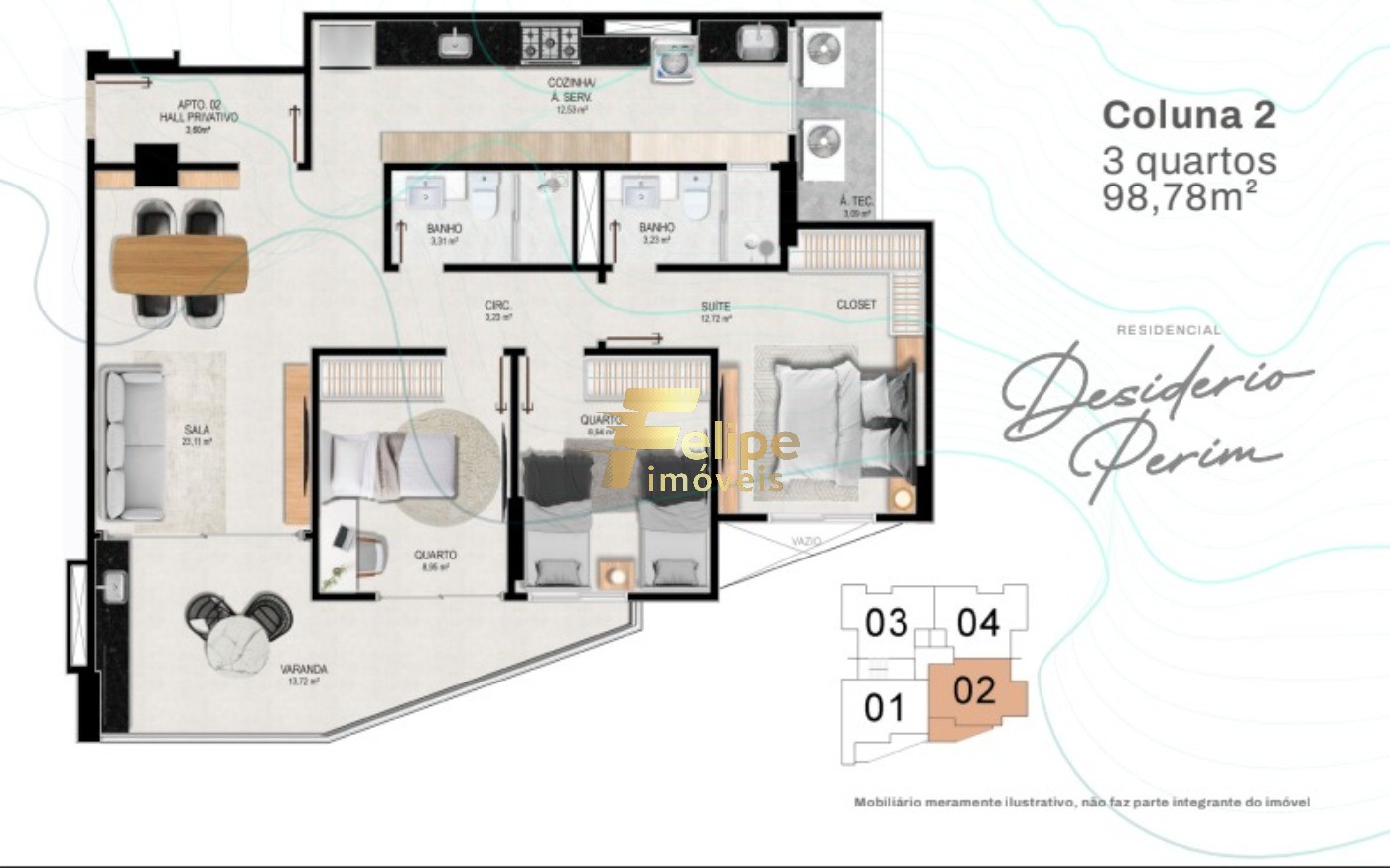 Apartamento, 3 quartos, 96 m² - Foto 5