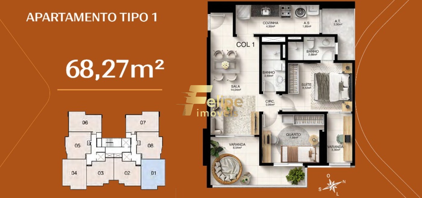 Apartamento, 2 quartos, 62 m² - Foto 9