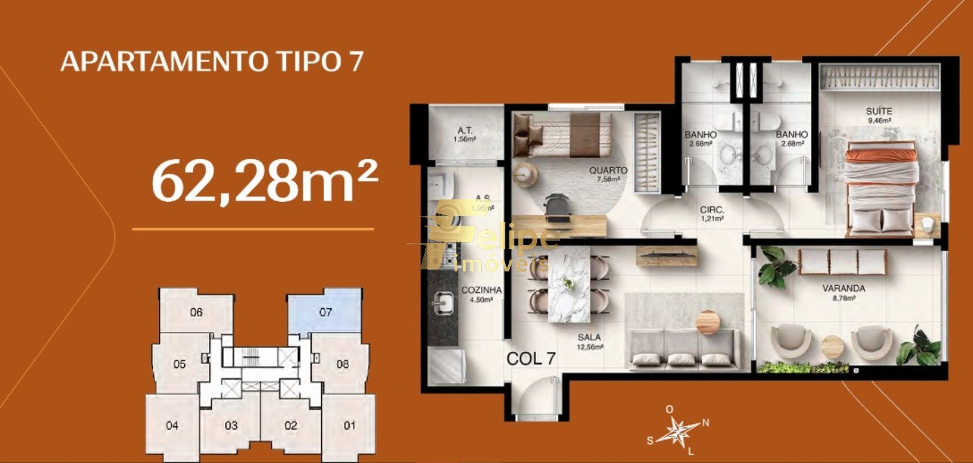 Apartamento, 2 quartos, 62 m² - Foto 15