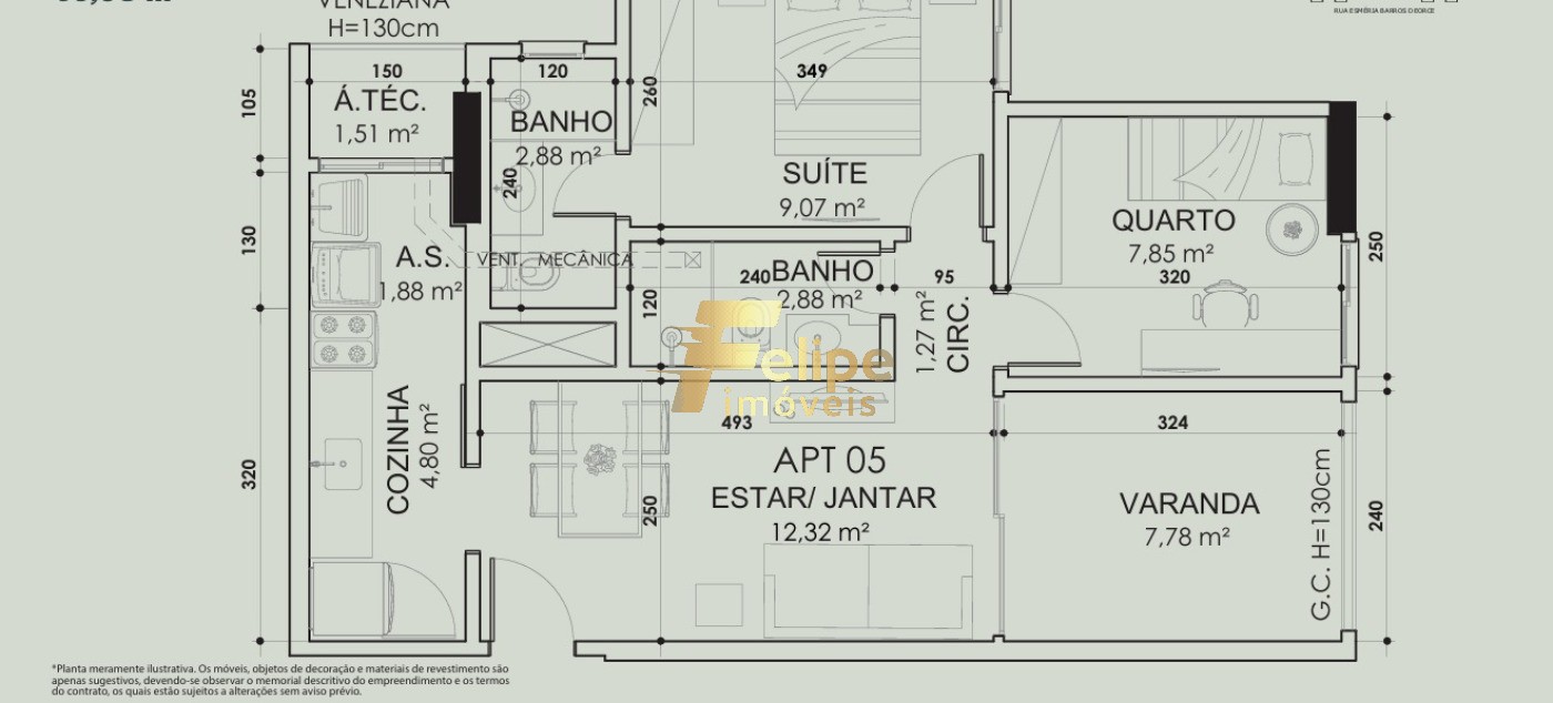 Apartamento, 1 quarto, 73 m² - Foto 16