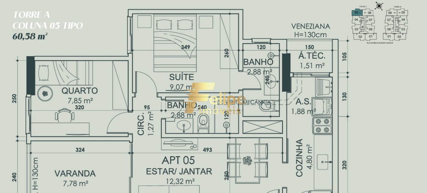 Apartamento, 1 quarto, 73 m² - Foto 10