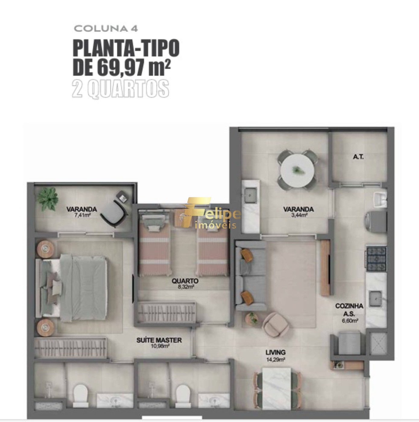 Apartamento, 3 quartos, 89 m² - Foto 33