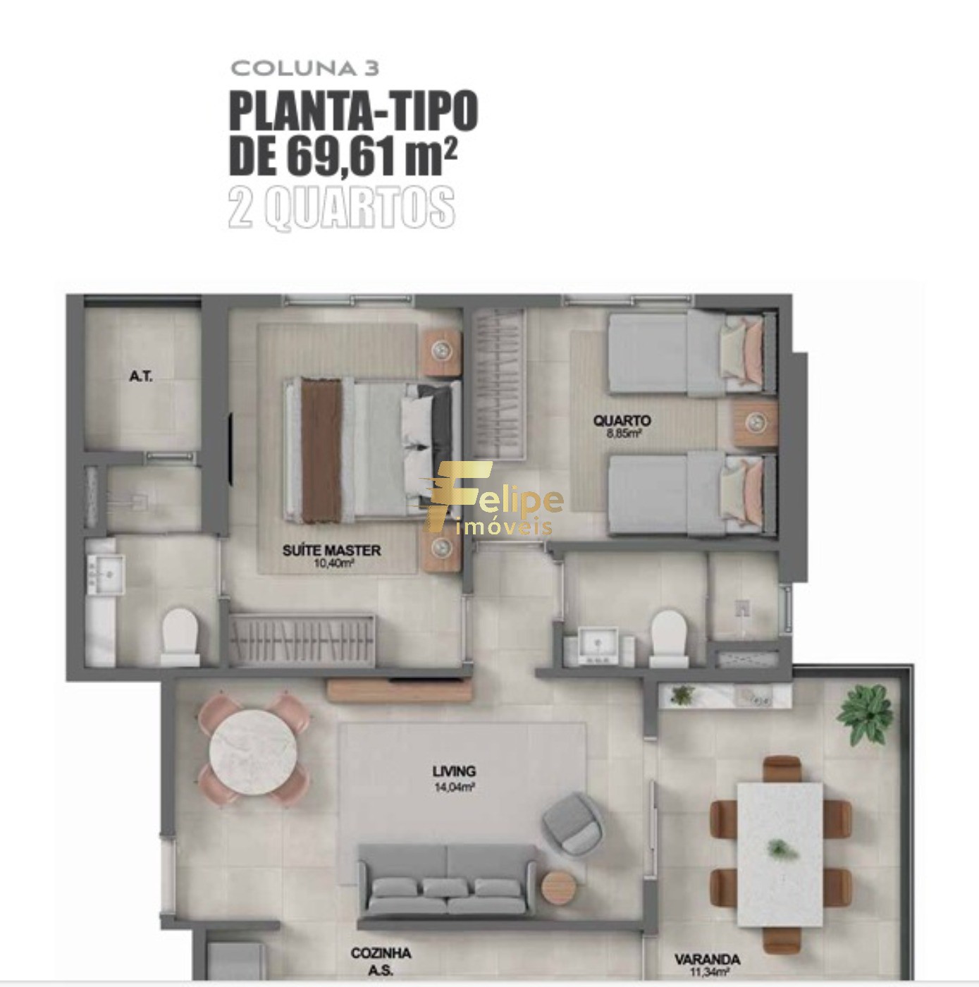 Apartamento, 3 quartos, 89 m² - Foto 32