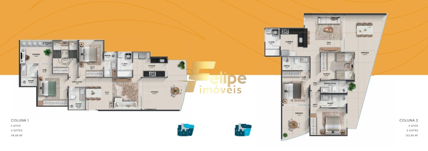 Apartamento, 3 quartos, 110 m² - Foto 8