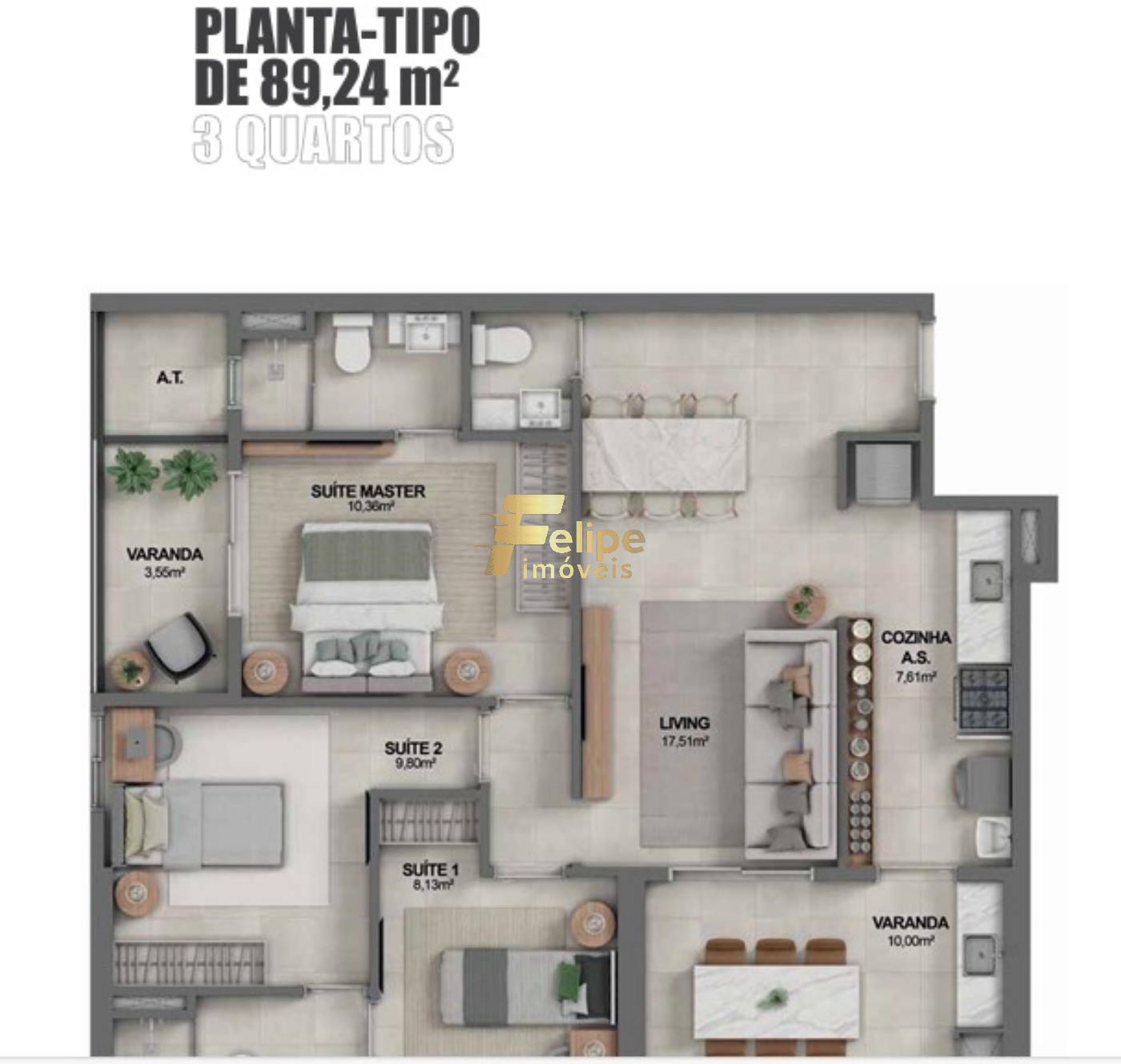 Apartamento, 2 quartos, 69 m² - Foto 34