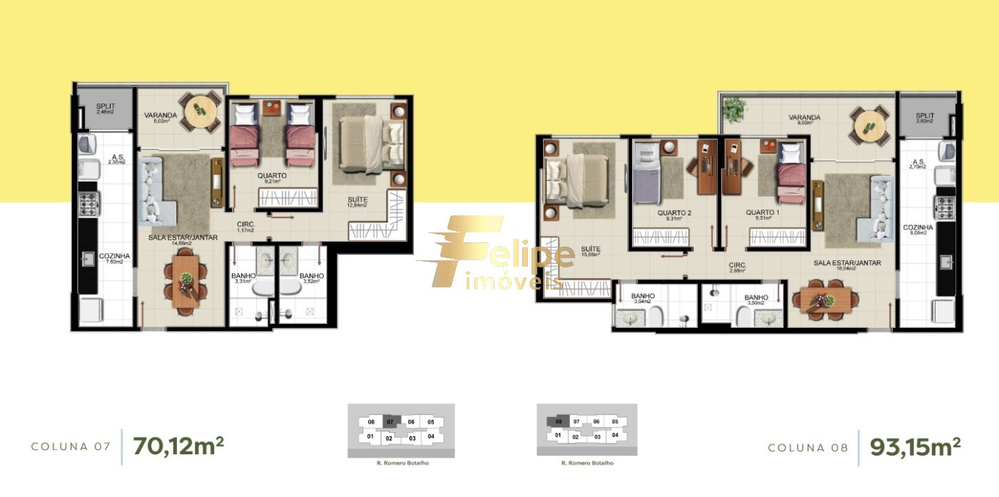 Apartamento, 3 quartos, 96 m² - Foto 2
