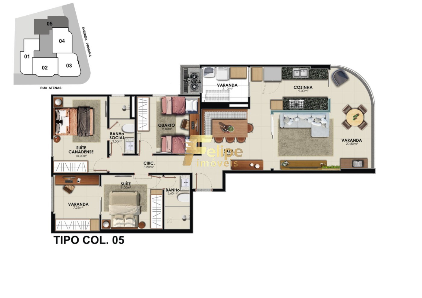 Apartamento, 3 quartos, 106 m² - Foto 4