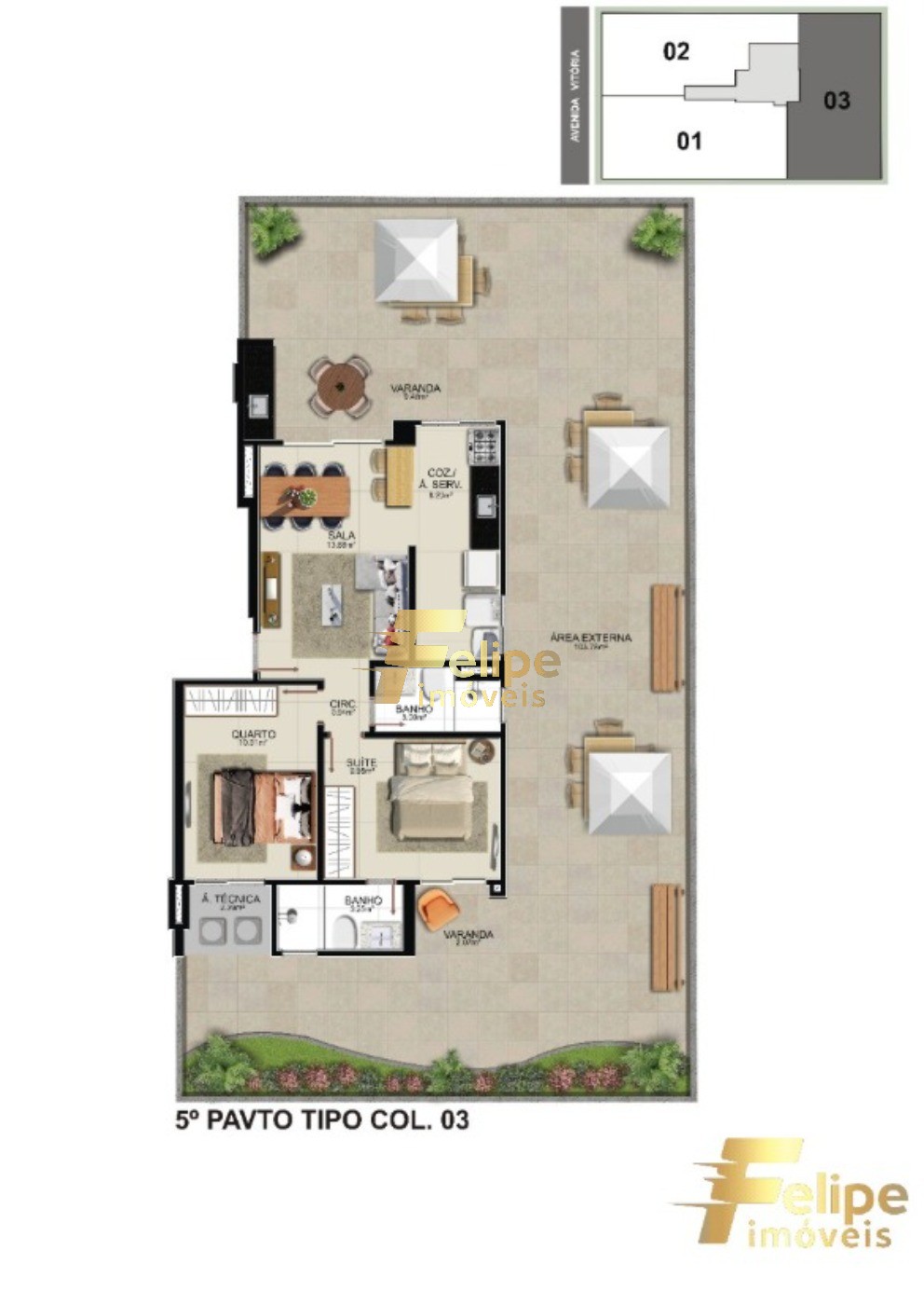 Apartamento, 3 quartos, 117 m² - Foto 4