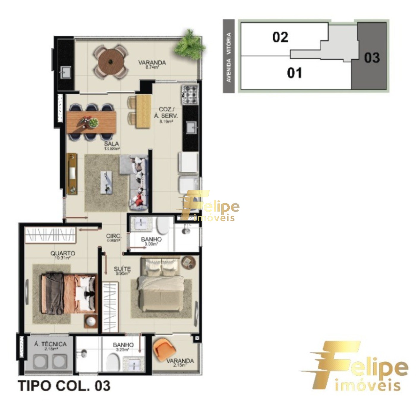 Apartamento, 3 quartos, 117 m² - Foto 11