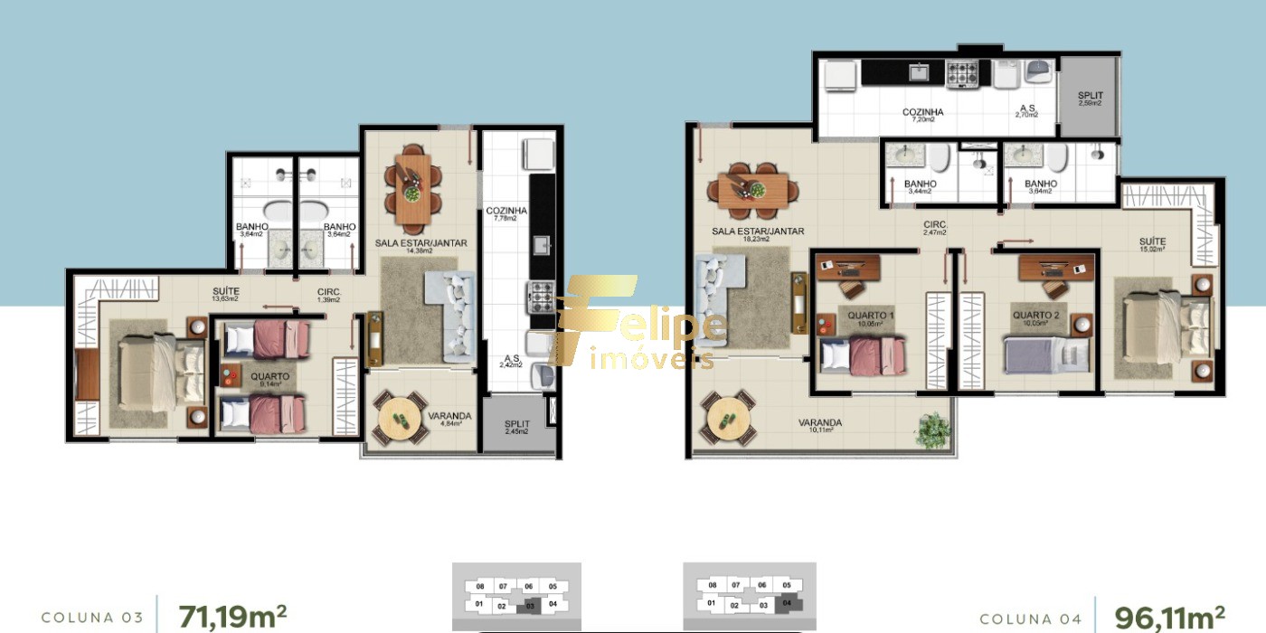 Apartamento, 3 quartos, 96 m² - Foto 4