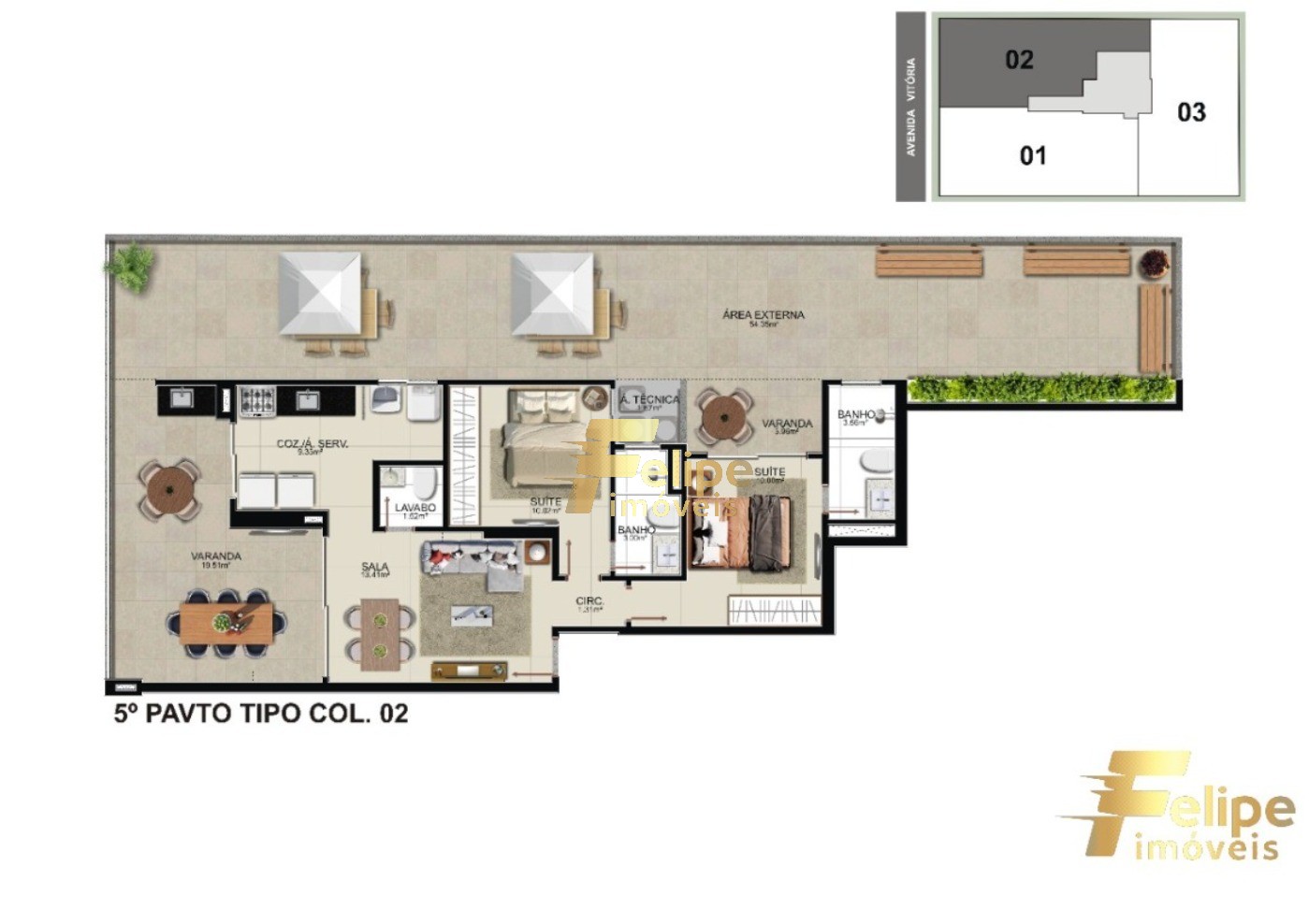 Apartamento, 3 quartos, 117 m² - Foto 5