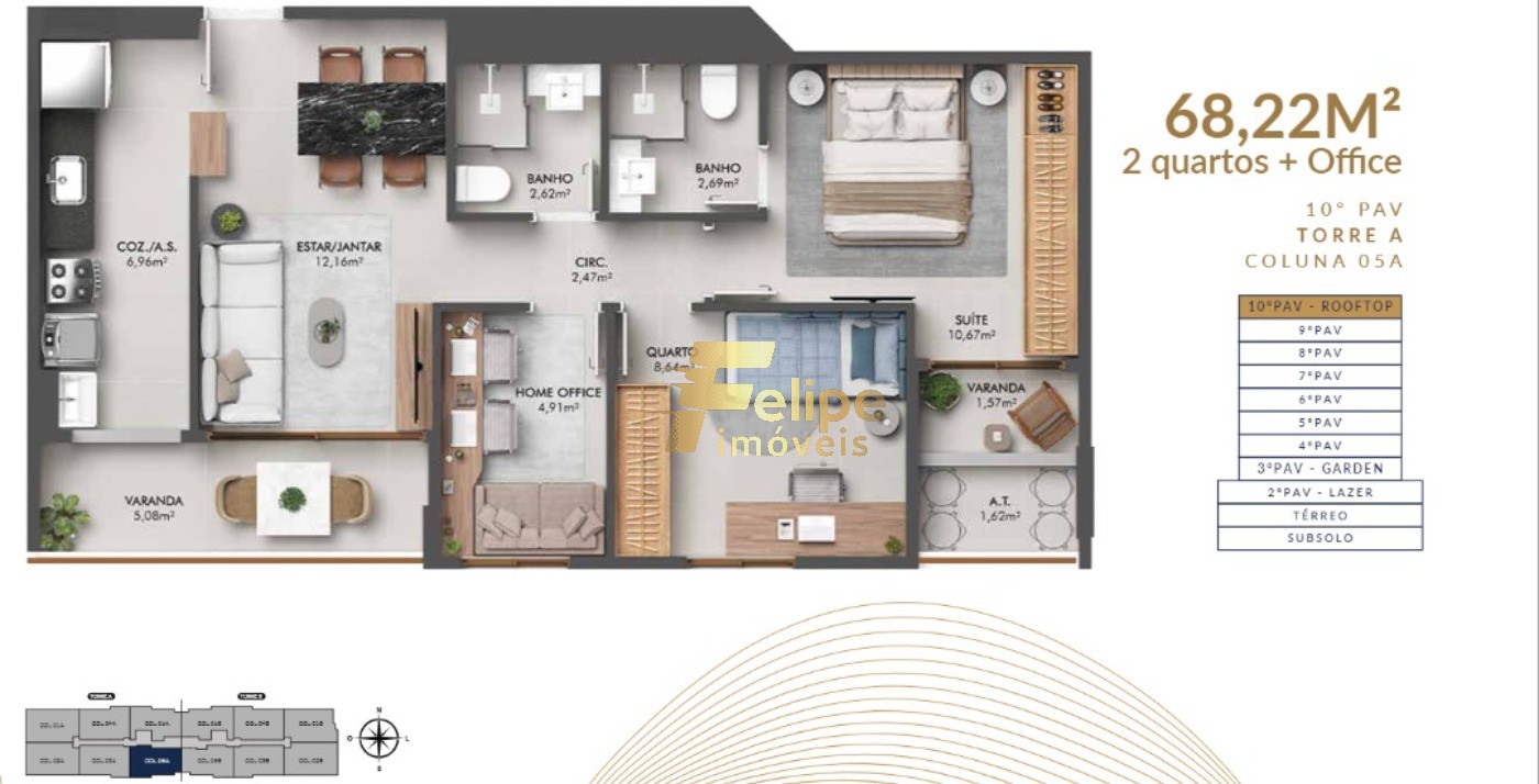 Apartamento, 3 quartos, 75 m² - Foto 14