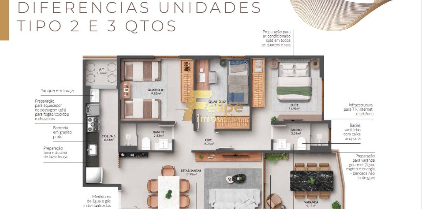 Apartamento, 3 quartos, 121 m² - Foto 24