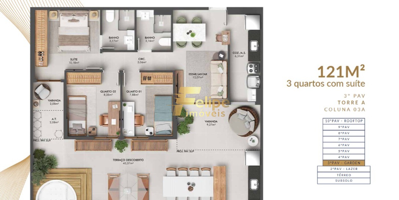 Apartamento, 3 quartos, 75 m² - Foto 8