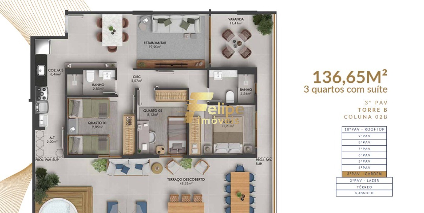 Apartamento, 3 quartos, 75 m² - Foto 10