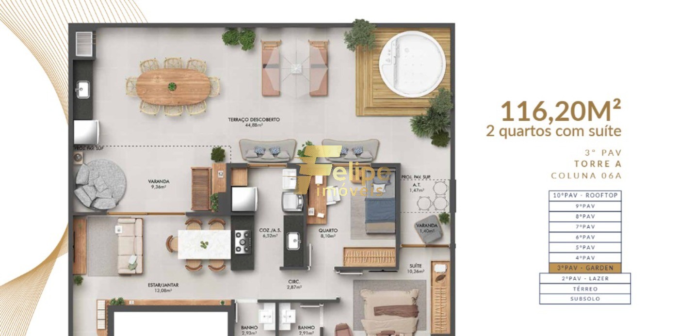 Apartamento, 3 quartos, 121 m² - Foto 6