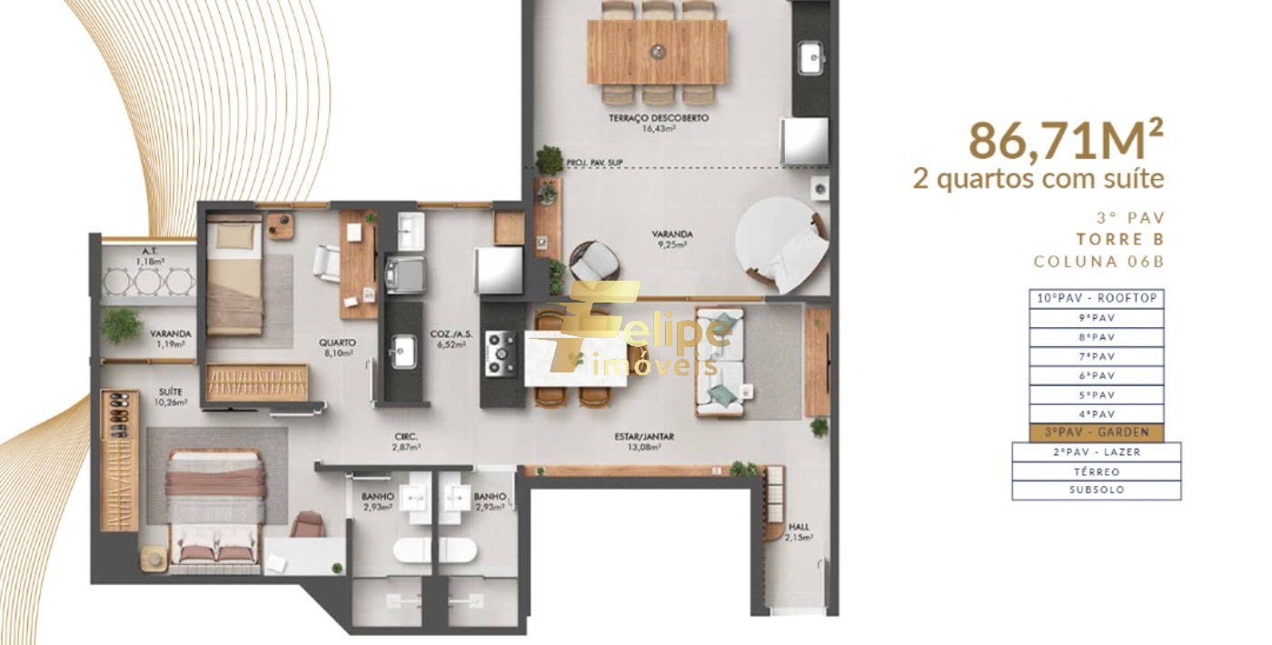 Apartamento, 3 quartos, 121 m² - Foto 5