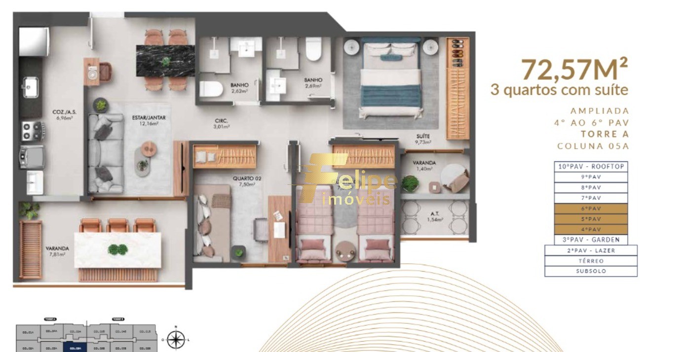 Apartamento, 3 quartos, 75 m² - Foto 18