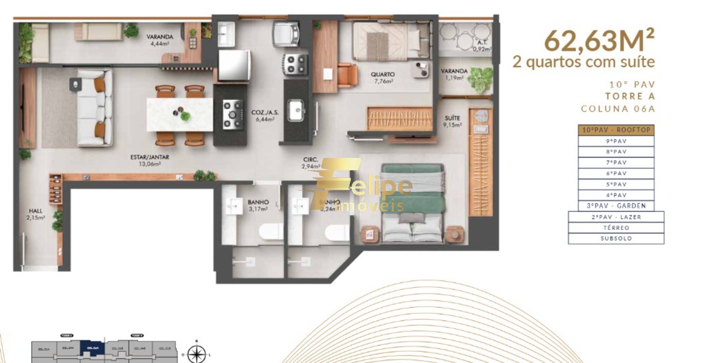 Apartamento, 3 quartos, 121 m² - Foto 13