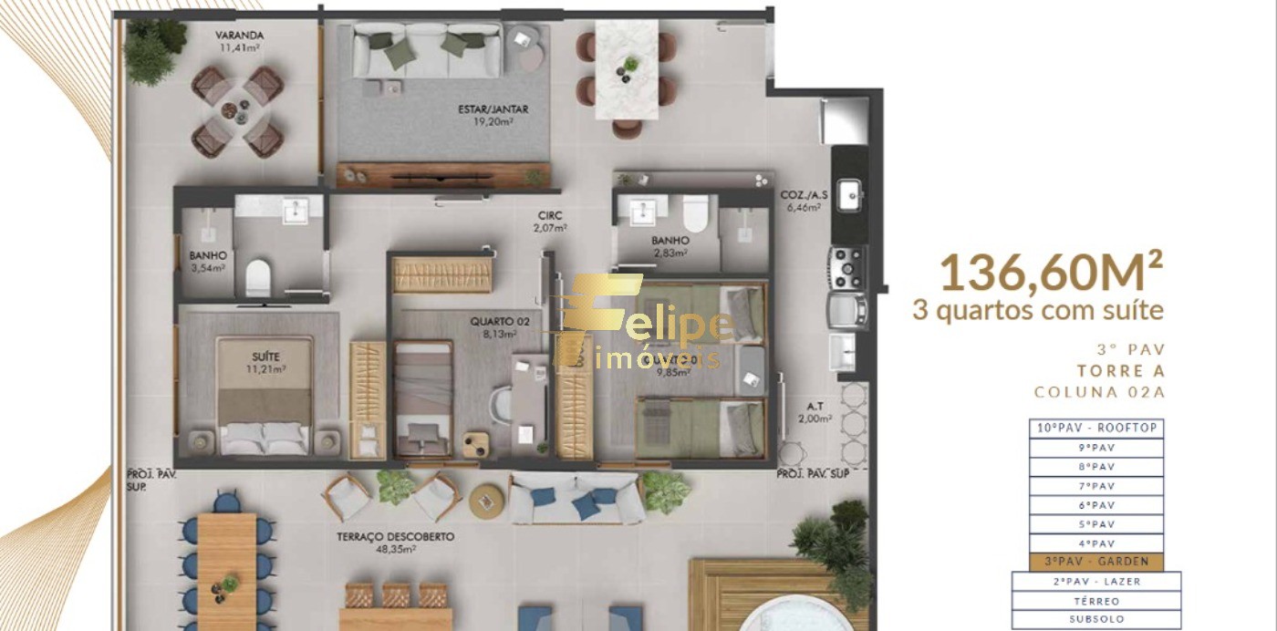 Apartamento, 3 quartos, 121 m² - Foto 11