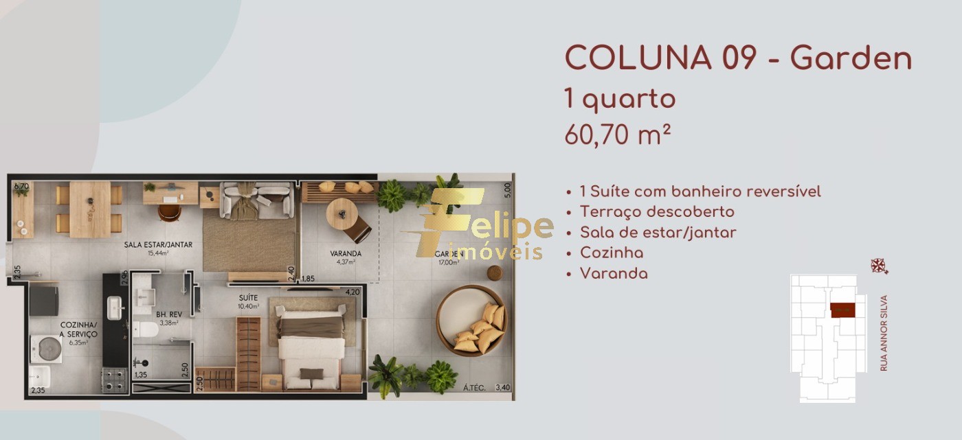 Apartamento, 2 quartos, 70 m² - Foto 10