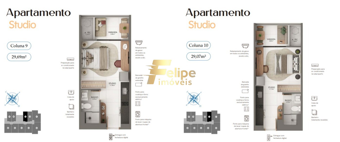 Apartamento, 2 quartos, 58 m² - Foto 2