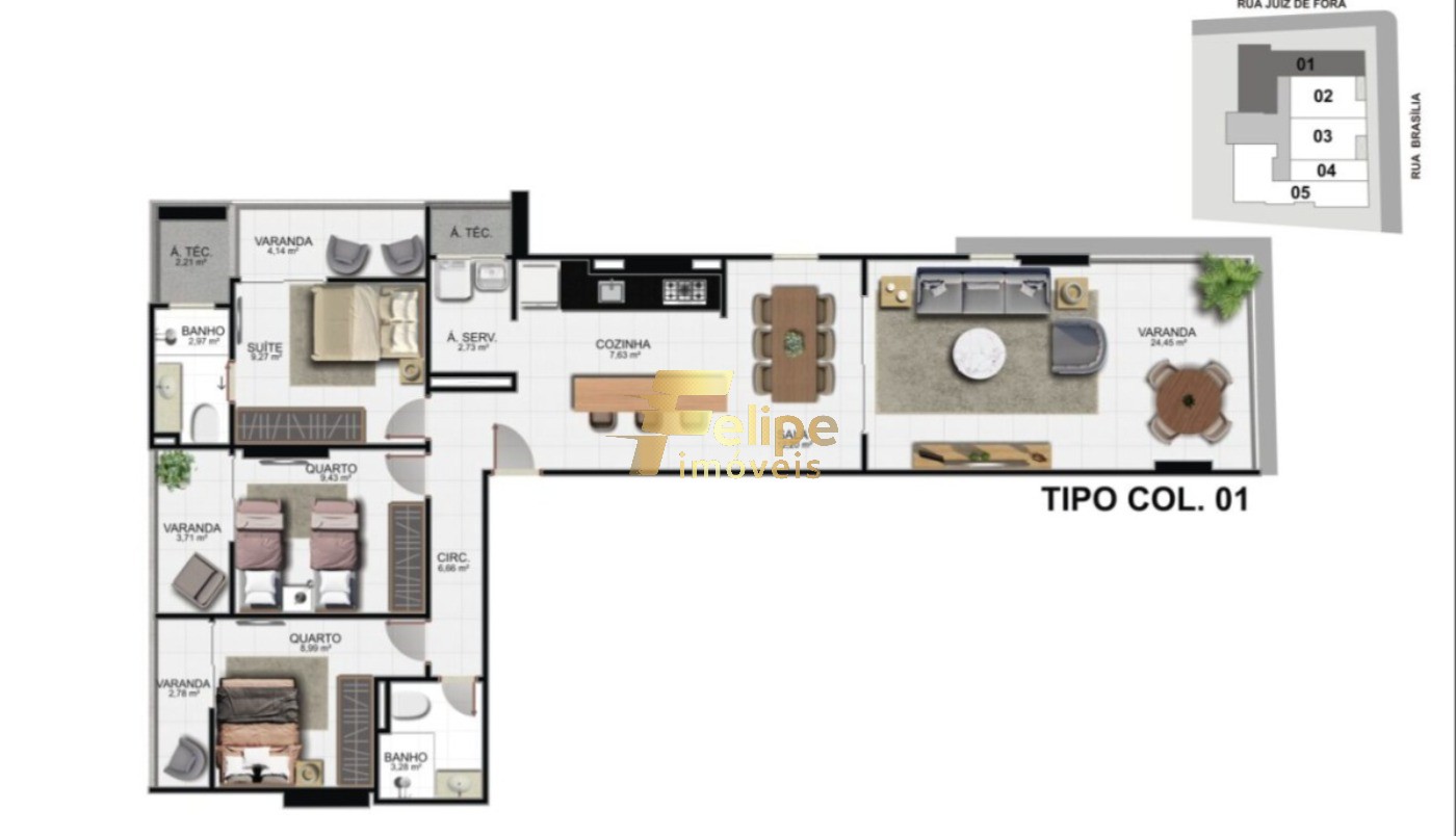 Apartamento, 3 quartos, 110 m² - Foto 18