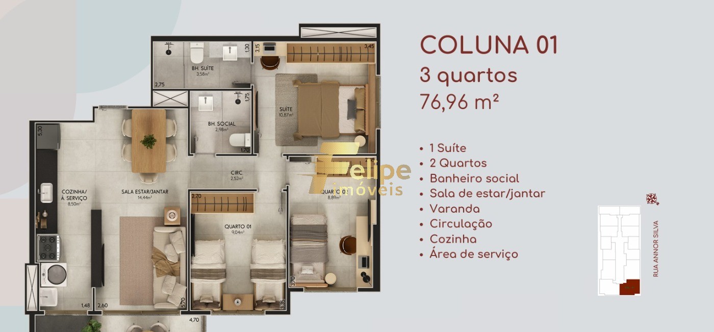 Apartamento, 2 quartos, 70 m² - Foto 5
