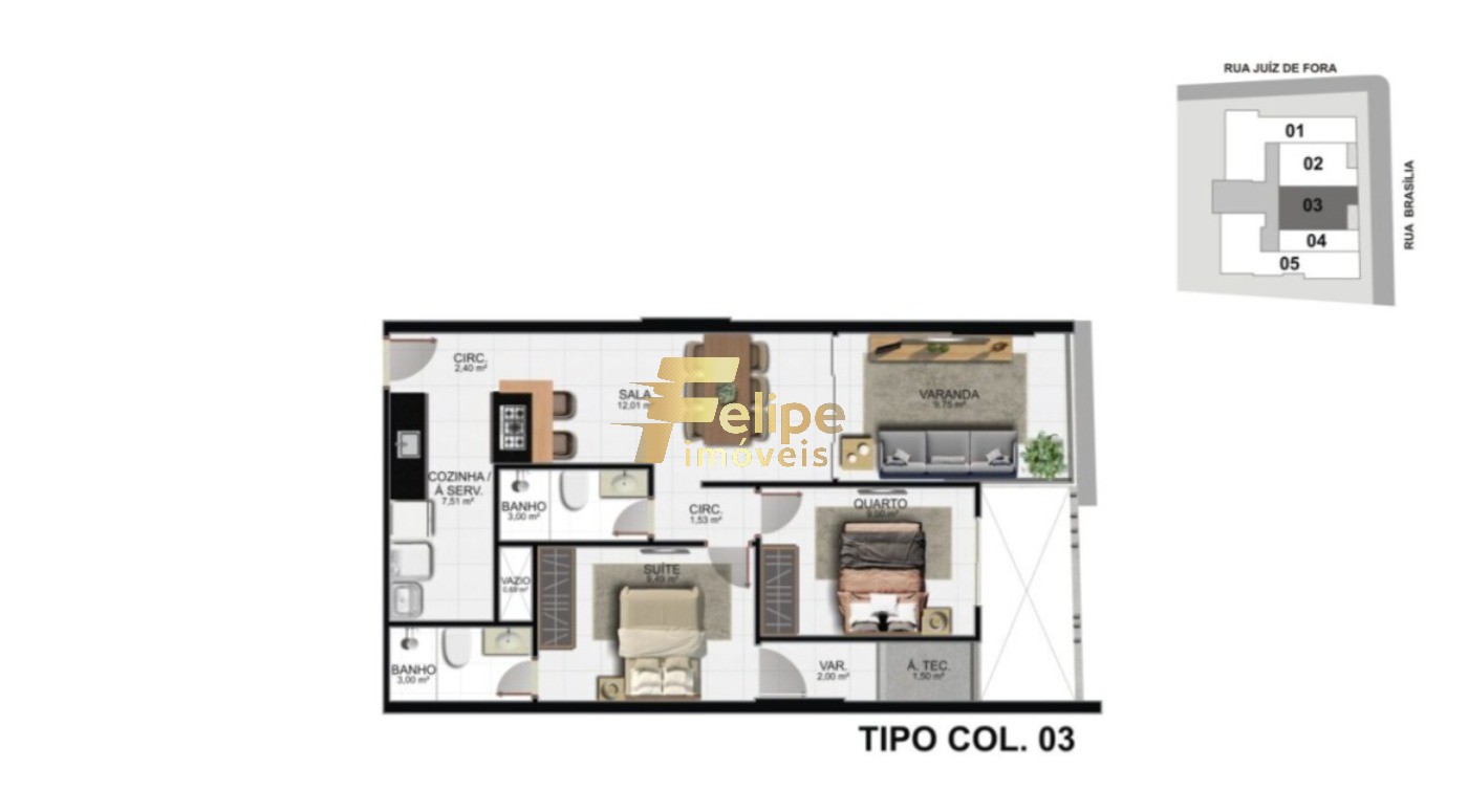 Apartamento, 3 quartos, 110 m² - Foto 16