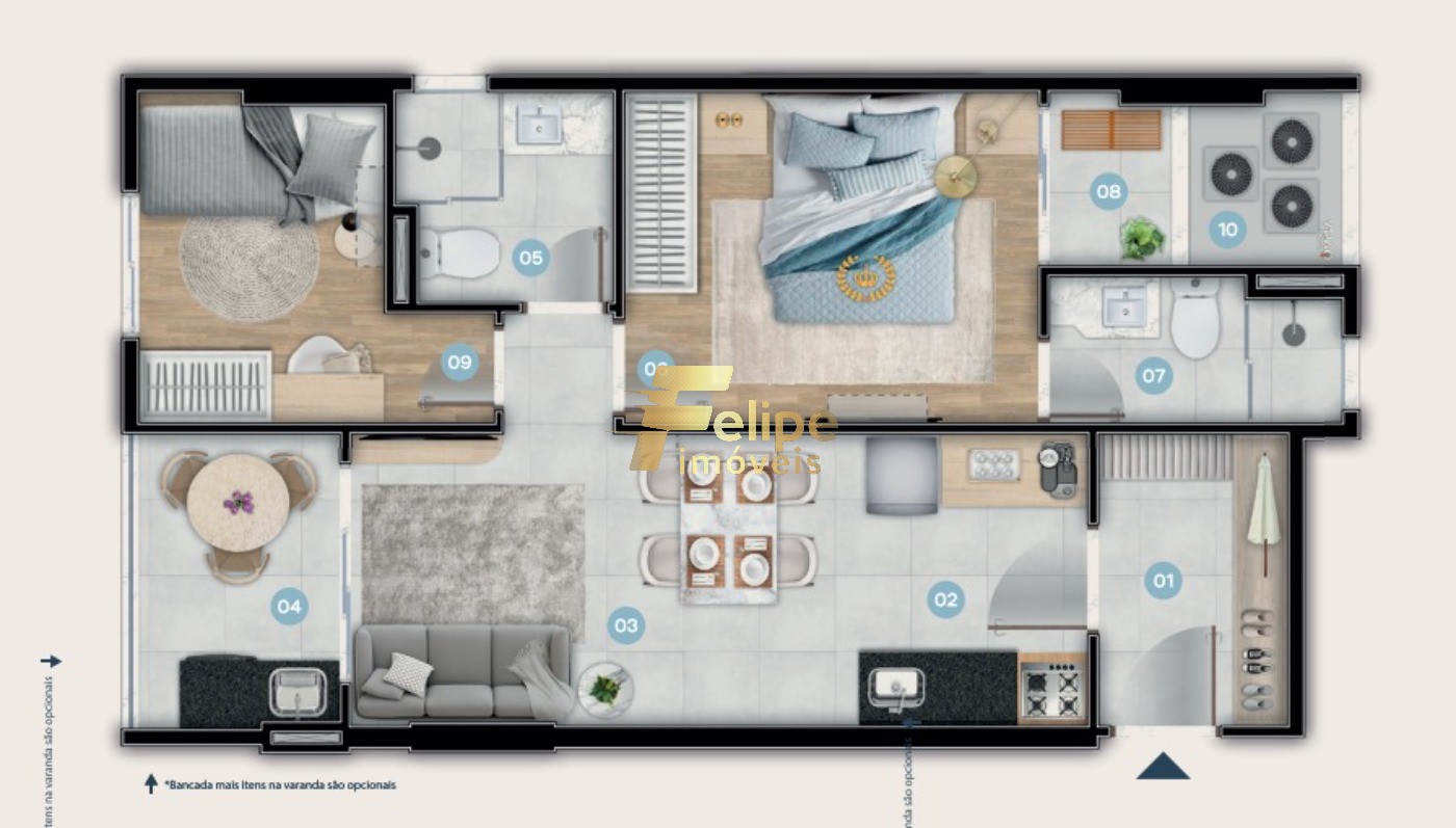 Apartamento, 3 quartos, 68 m² - Foto 13