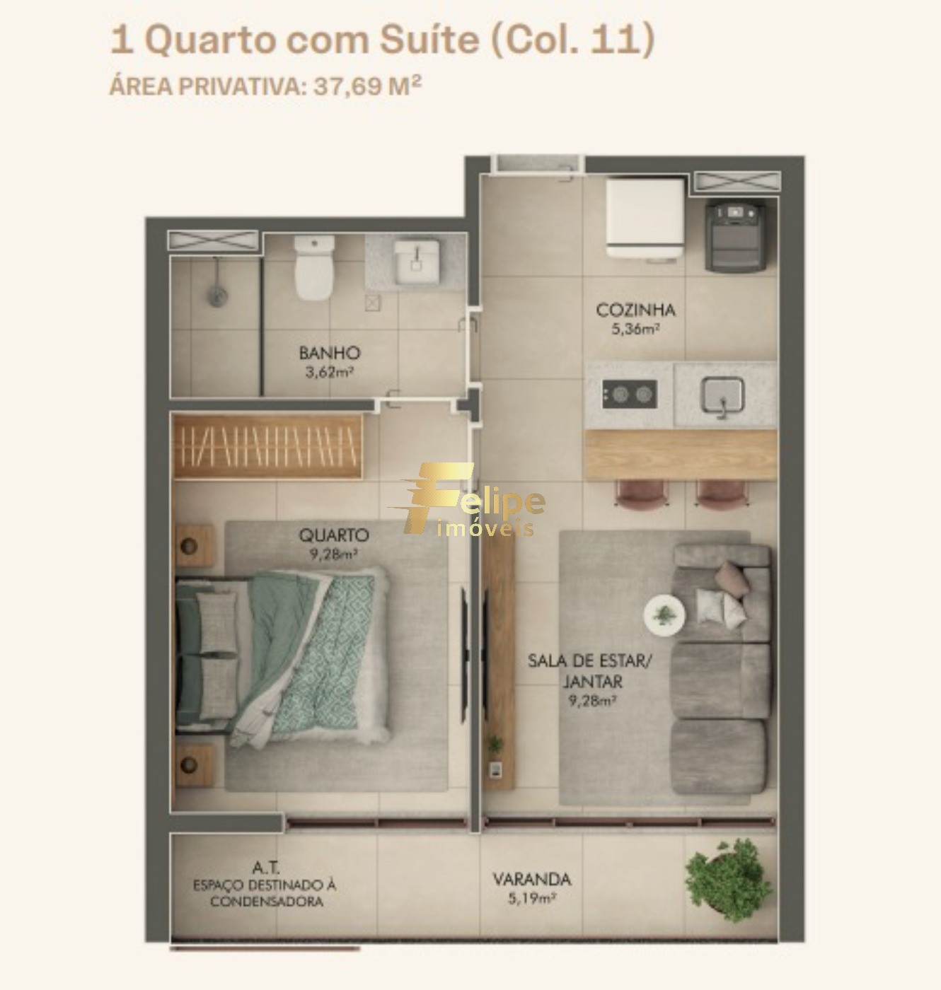 Apartamento, 2 quartos, 62 m² - Foto 37