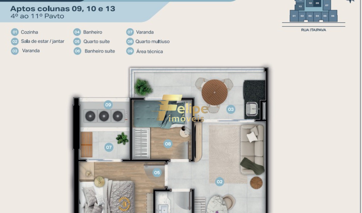 Apartamento, 2 quartos, 60 m² - Foto 14